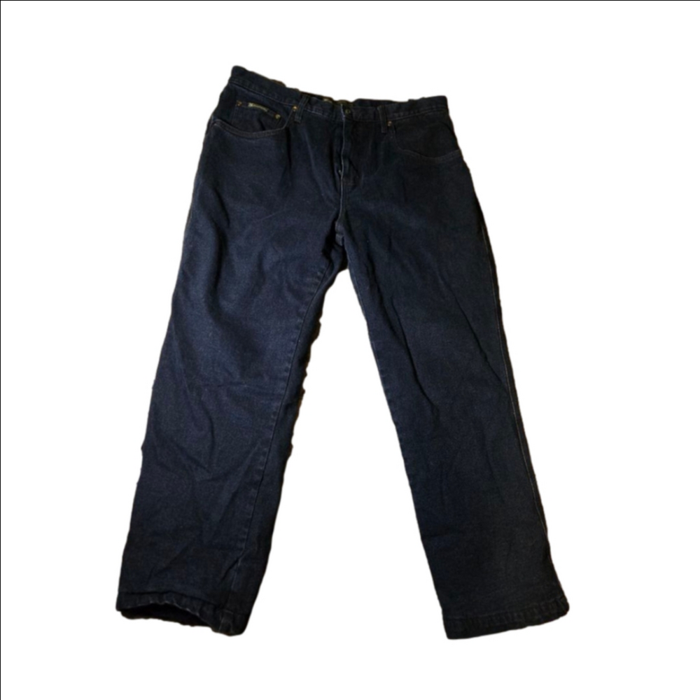 Men's BC Clothing Co. Blue Fleece Lined Jeans Waist 38